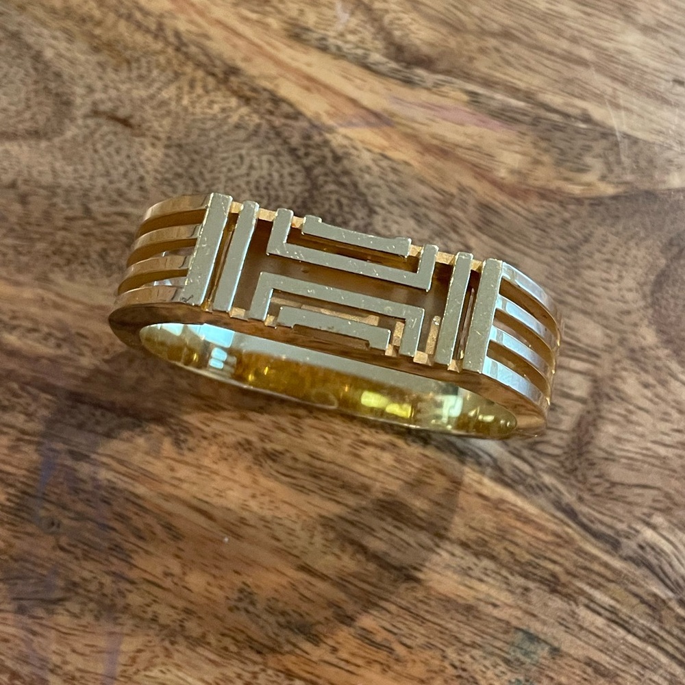 Tory Burch Gold Geometric Bracelet
